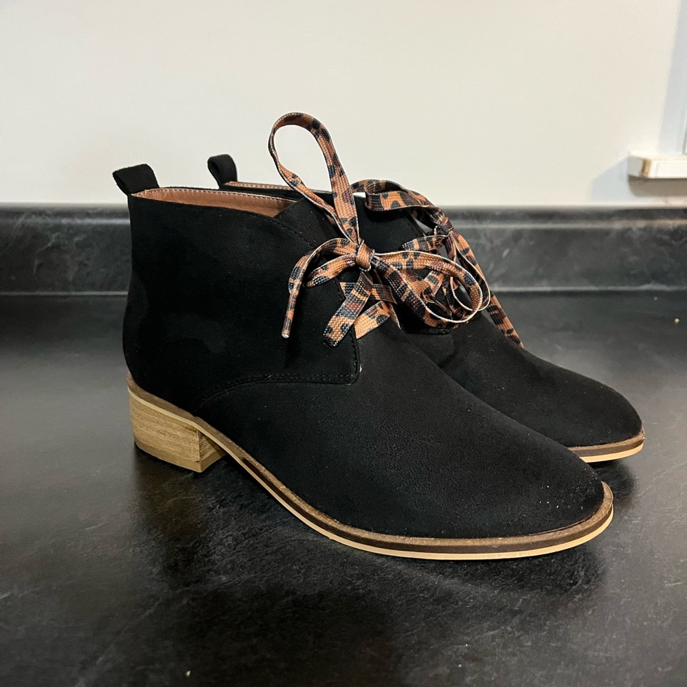 Hey Girl by Corky’s NEW without tag! Size 7 Black Ankle Boots!
